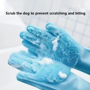 Pet Grooming Cleaning Gloves - Image 4