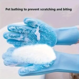 Pet Grooming Cleaning Gloves - Image 3