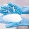 Pet foamy Grooming Gloves